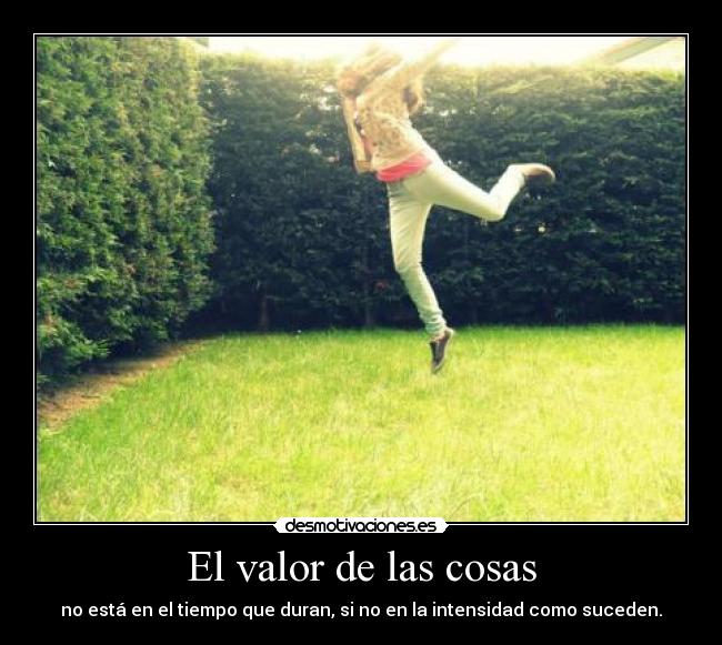 El valor de las cosas - 