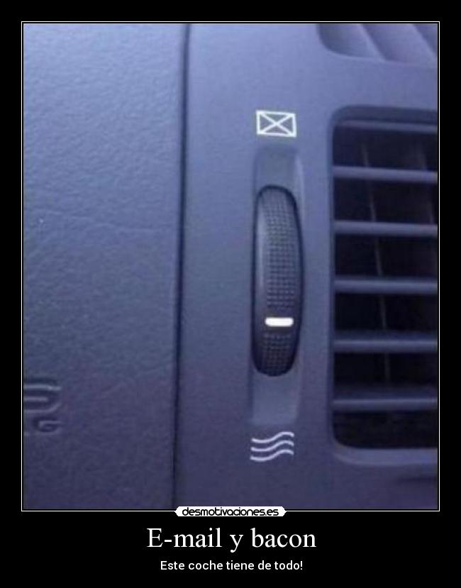E-mail y bacon -