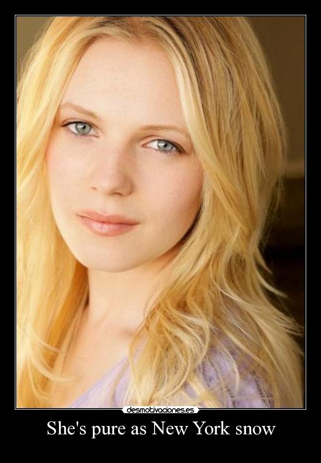 carteles emma bell pure new york snow desmotivaciones