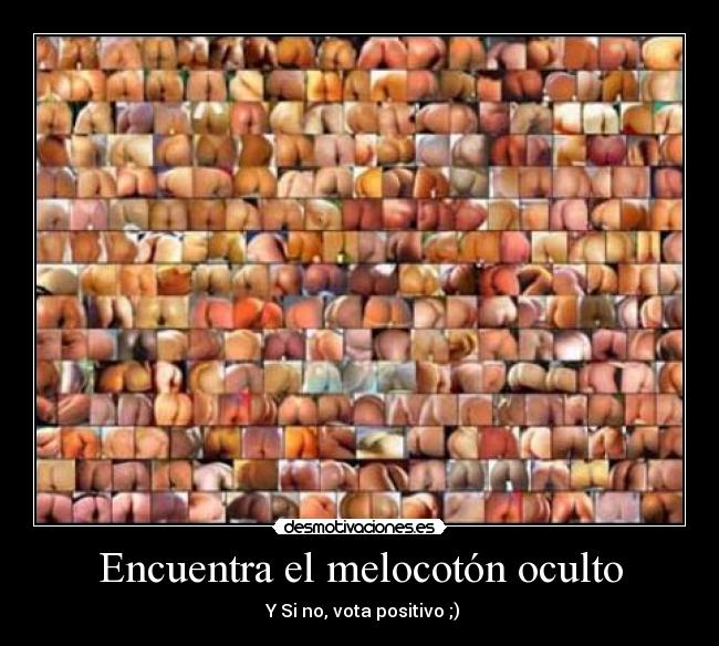 Encuentra el melocotón oculto -