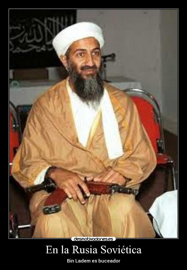 carteles bin ladem desmotivaciones