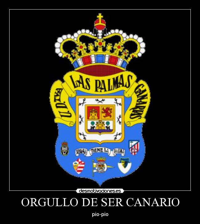 ORGULLO DE SER CANARIO - pio-pio