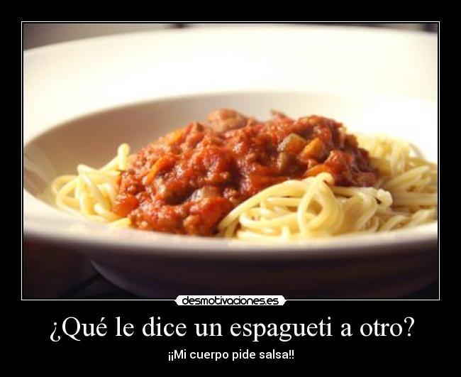 carteles espagueti desmotivaciones