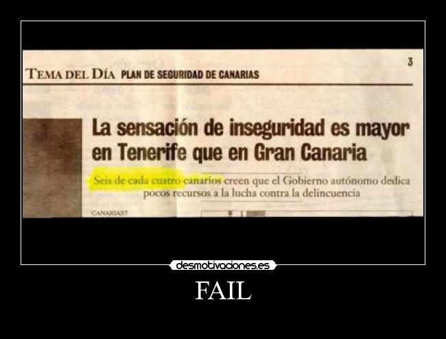 FAIL - 