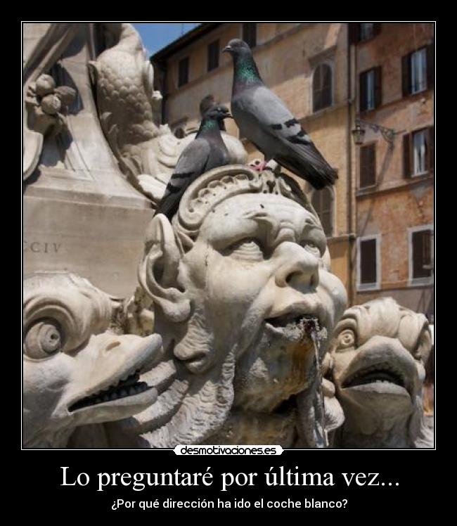 Lo preguntaré por última vez... - 