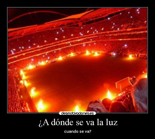 ¿A dónde se va la luz -