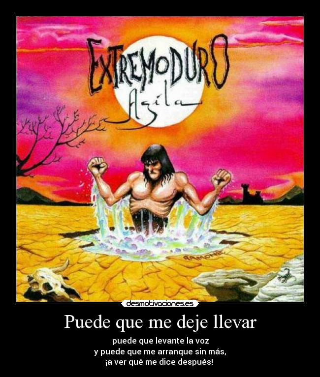 Puede que me deje llevar -