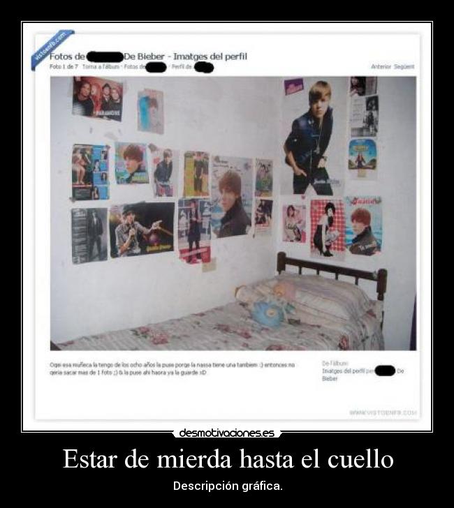 Estar de mierda hasta el cuello - Descripción gráfica.