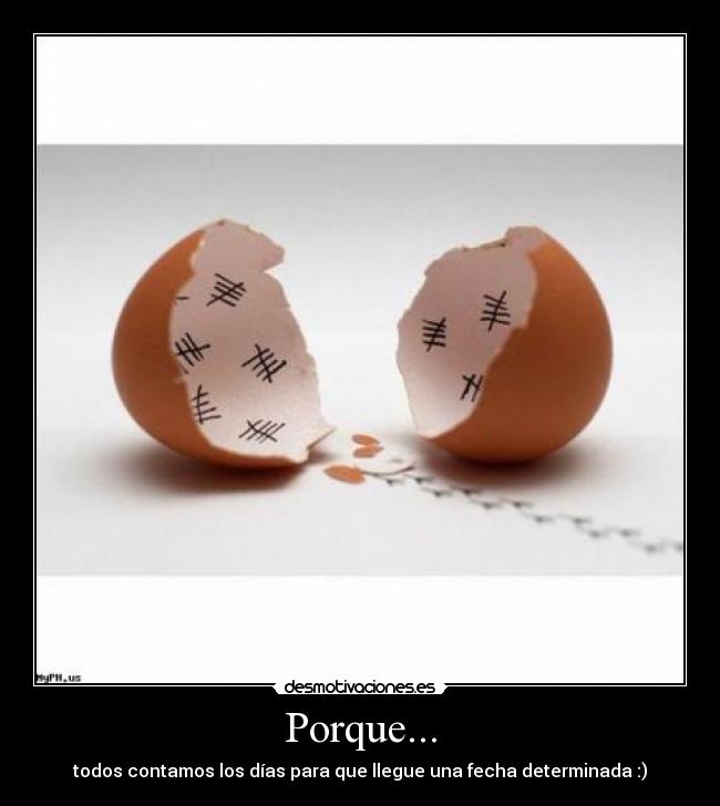 Porque... -