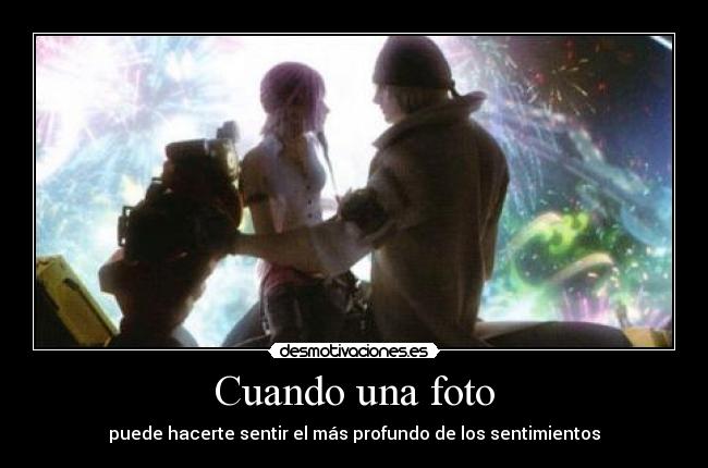 Cuando una foto - puede hacerte sentir el más profundo de los sentimientos