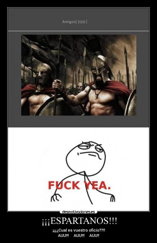 ¡¡¡ESPARTANOS!!! -