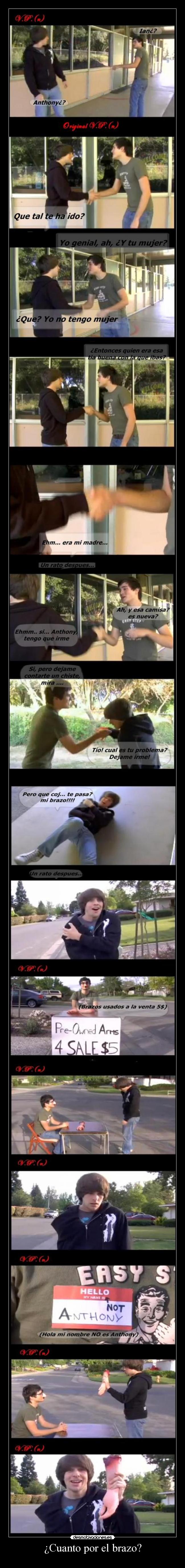 ¿Cuanto por el brazo? - 