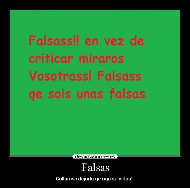 Falsas - 