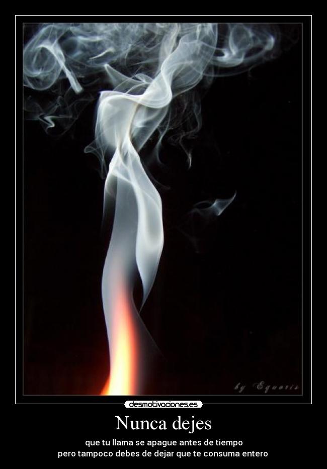 Nunca dejes -