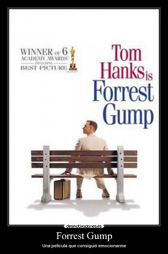 carteles forrest gump desmotivaciones