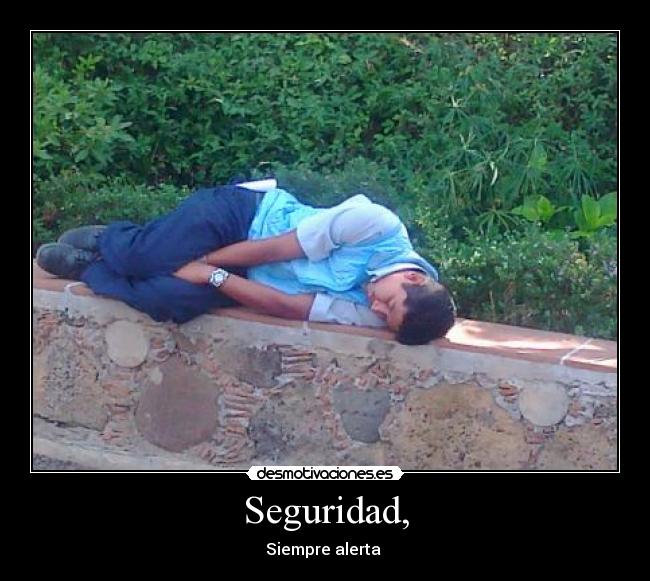 Seguridad, - 