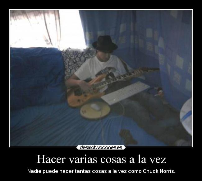 Hacer varias cosas a la vez -