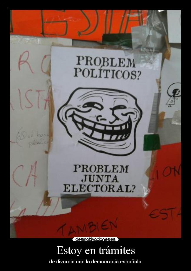 Estoy en trámites -