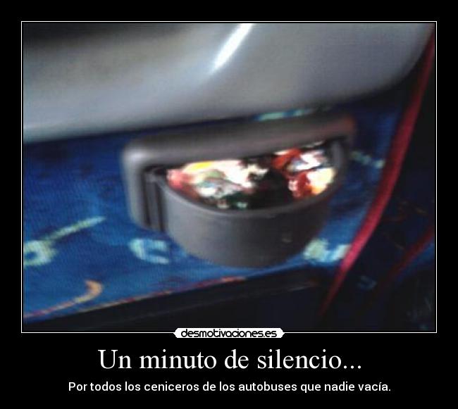 carteles silencio minuto silencio desmotivaciones