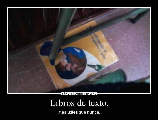 Libros de texto, -