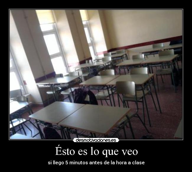 Ésto es lo que veo -