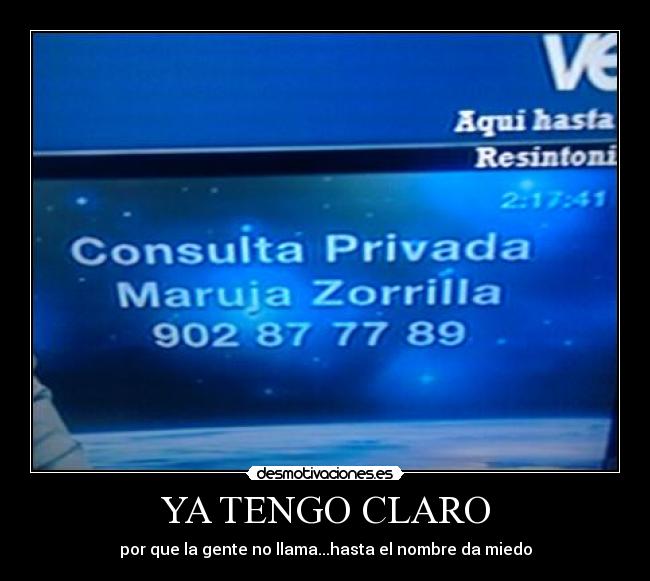 YA TENGO CLARO - 