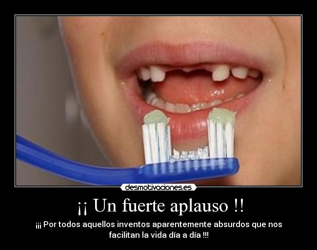 ¡¡ Un fuerte aplauso !! -