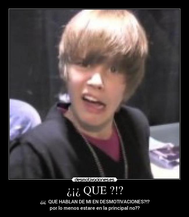 ¿¡¿ QUE ?!? -