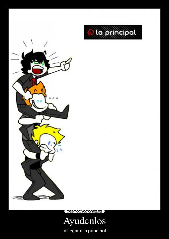 Ayudenlos - a llegar a la principal