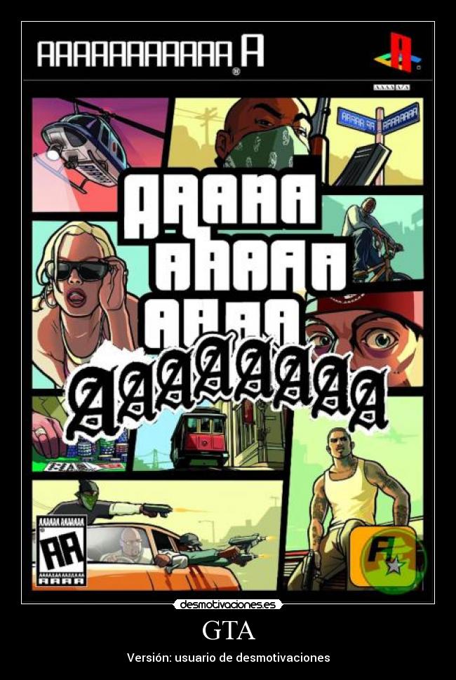GTA - Versión: usuario de desmotivaciones