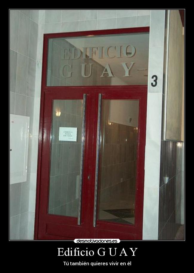 Edificio G U A Y - Tú también quieres vivir en él