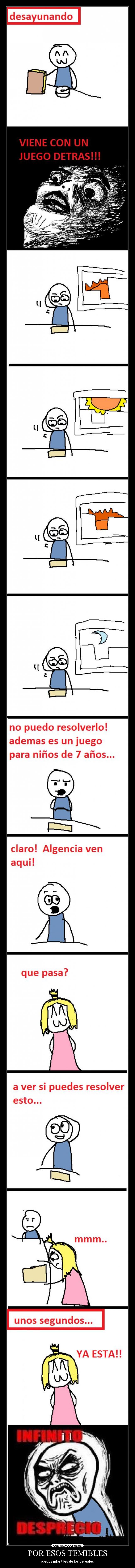 POR ESOS TEMIBLES - juegos infantiles de los cereales