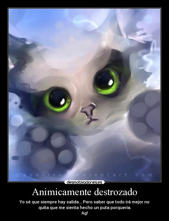 Animicamente destrozado - 