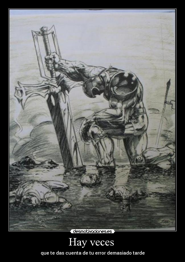Hay veces -