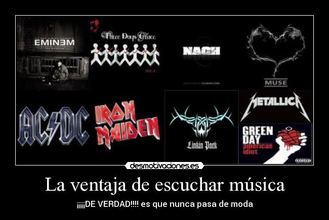 La ventaja de escuchar música -