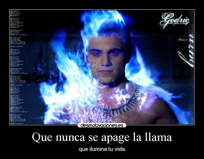 Que nunca se apage la llama -