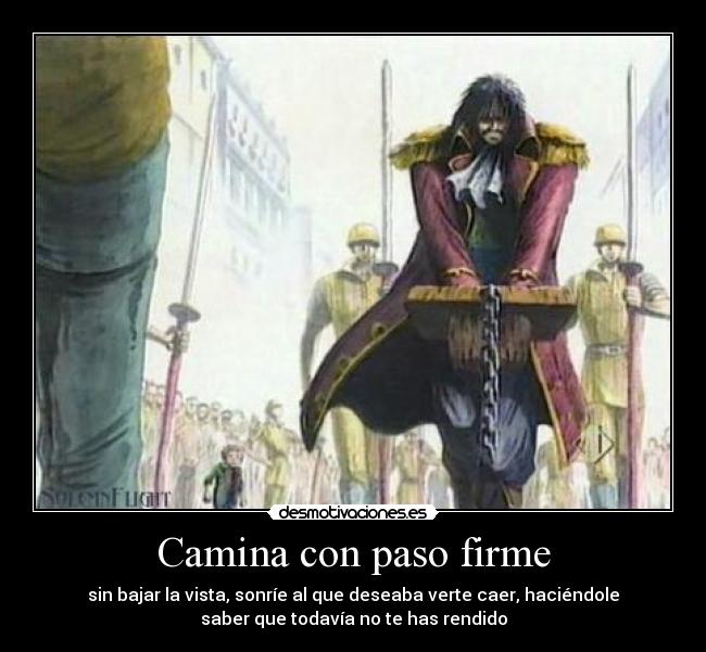 Camina con paso firme - 
