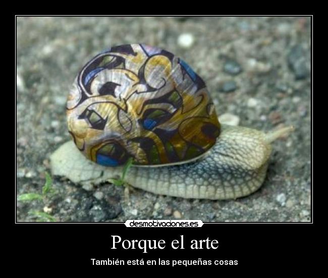 Porque el arte -