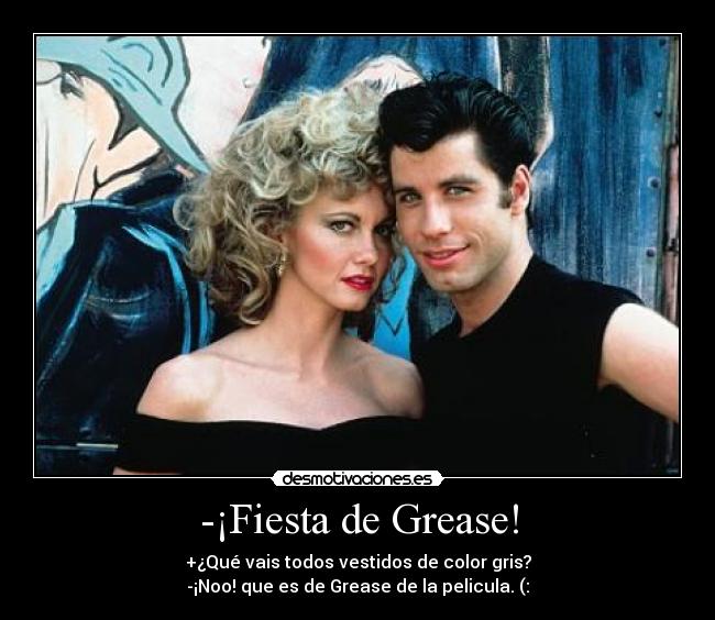 carteles peliculas grease fiesta desmotivaciones