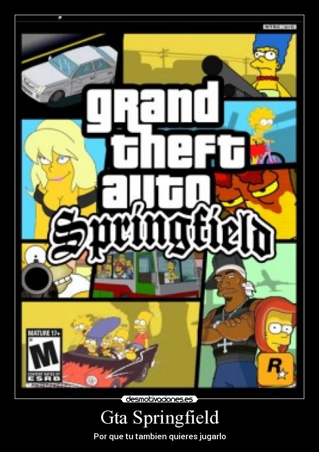 Gta Springfield - Por que tu tambien quieres jugarlo