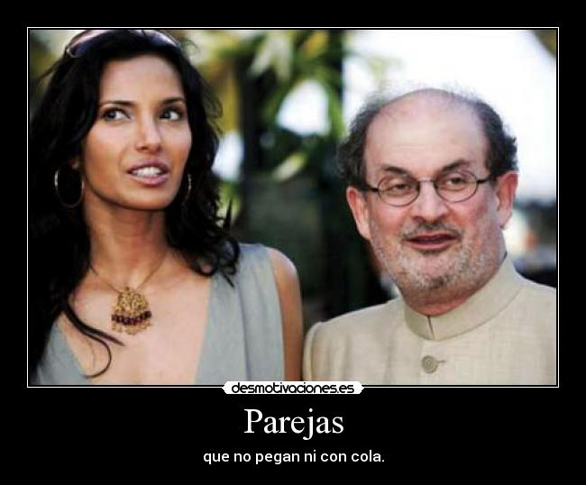 Parejas - que no pegan ni con cola.