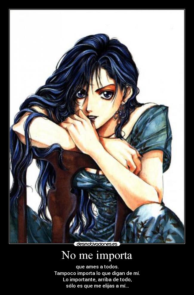 No me importa -