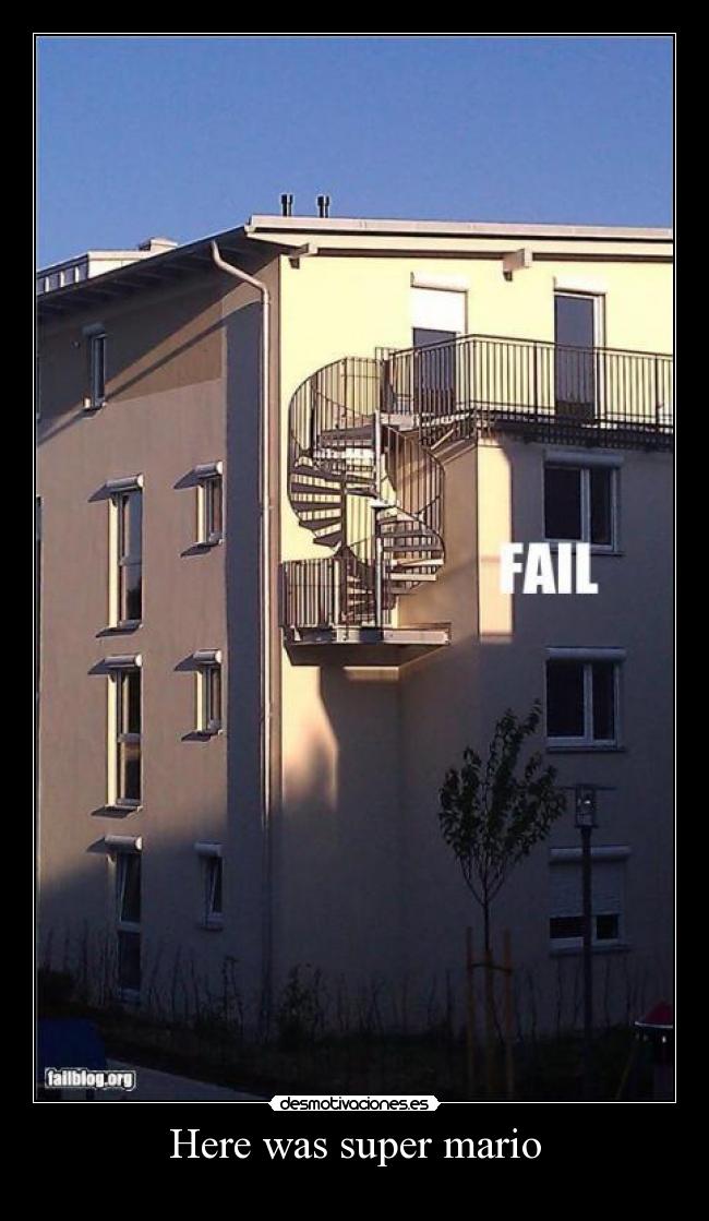 Here was super mario -