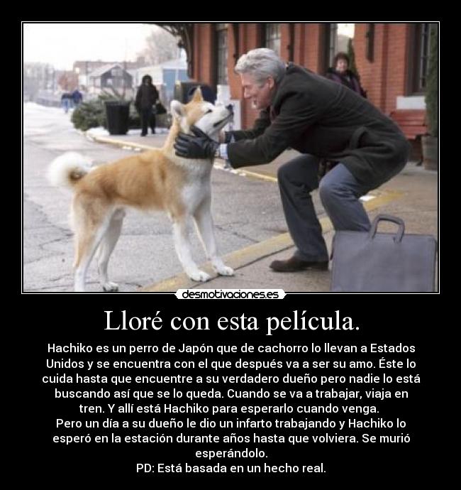 Lloré con esta película. -