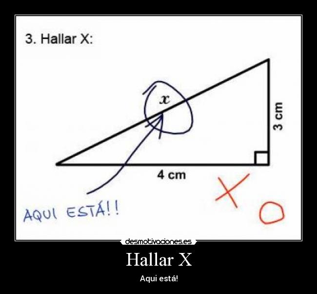 Hallar X - 