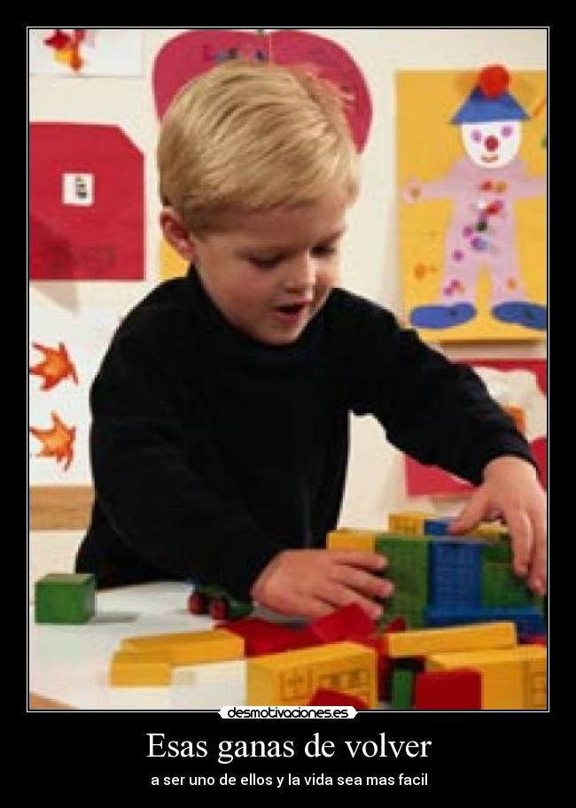 Esas ganas de volver -