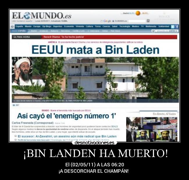 carteles bin laden muerto usa desmotivaciones