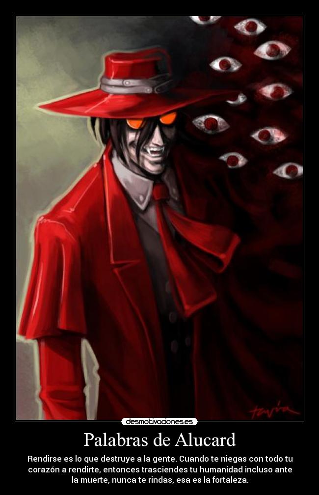 Palabras de Alucard -