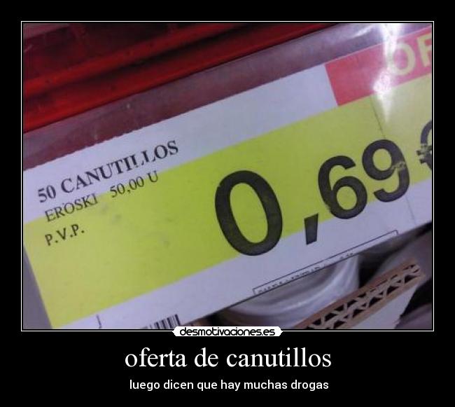 oferta de canutillos - 