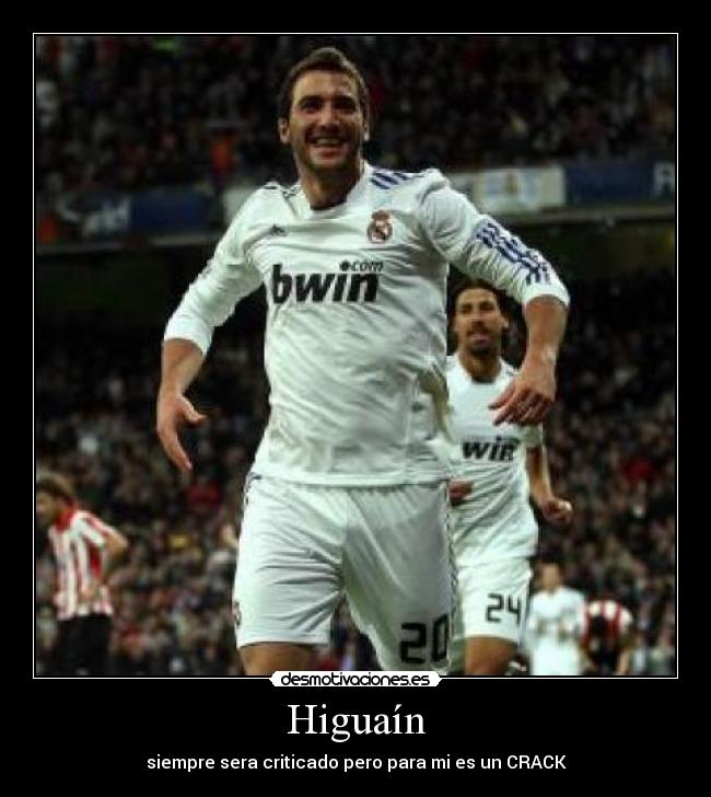 Higuaín - siempre sera criticado pero para mi es un CRACK